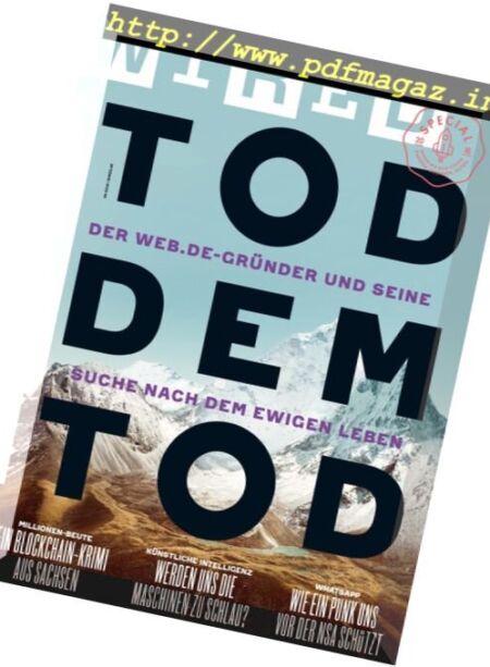 Wired Germany – Nr.3, 2016 Cover