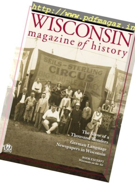 Wisconsin Magazine of History – Autumn 2016 Cover
