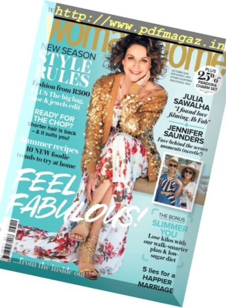 Woman & Home South Africa – October 2016 Cover