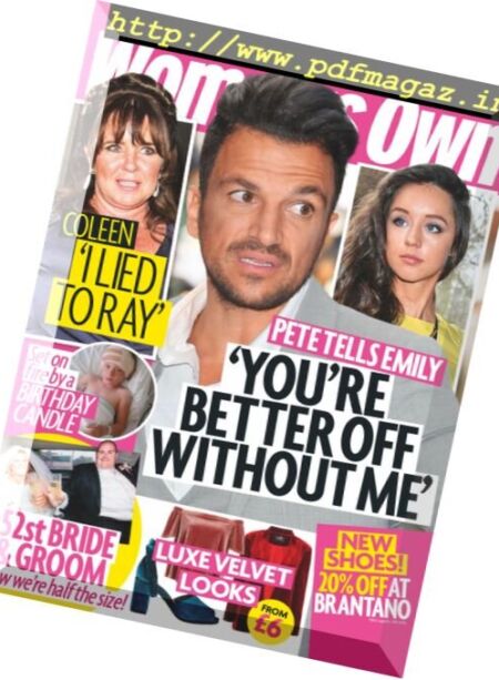 Woman’s Own – 26 September 2016 Cover