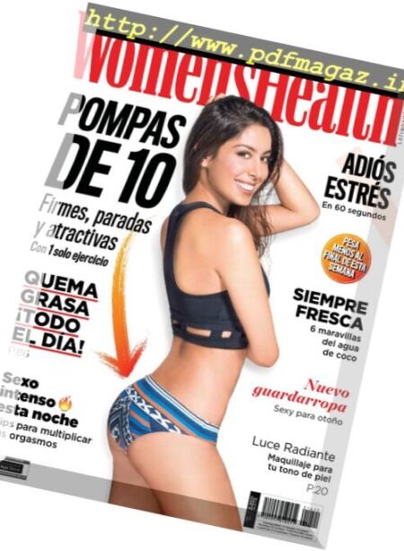 Women’s Health Mexico – Octubre 2016 Cover