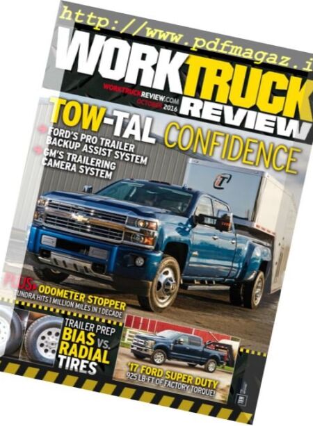 Work Truck Review – October 2016 Cover