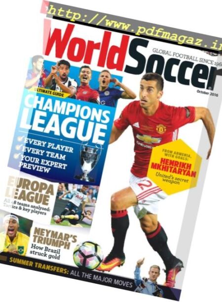 World Soccer – October 2016 Cover
