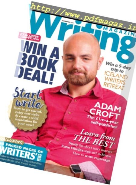 Writing Magazine – November 2016 Cover