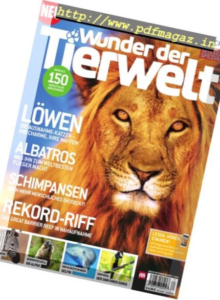 Wunder der Tierwelt – August-Oktober 2016 Cover
