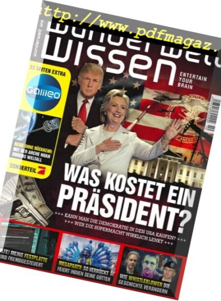Wunderwelt Wissen – Oktober 2016 Cover