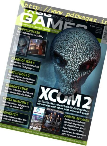 XBG Games – September-Oktober 2016 Cover