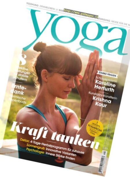 Yoga Journal Germany – September-Oktober 2016 Cover