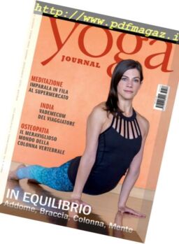 Yoga Journal Italia – Settembre 2016