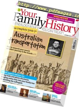 Your Family History – October 2016