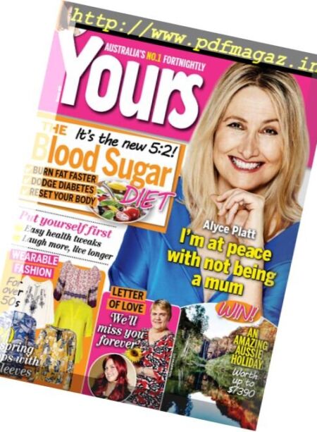 Yours Australia – Issue 69, 2016 Cover