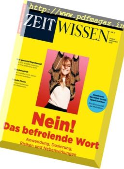 Zeit Wissen – August-September 2016