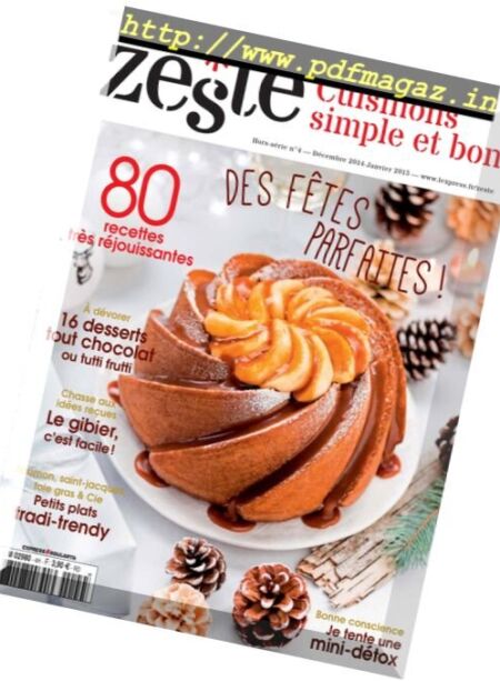 Zeste – Hors-Serie – Decembre 2014 – Janvier 2015 Cover