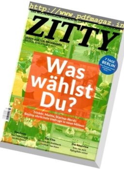 Zitty – 15 September 2016