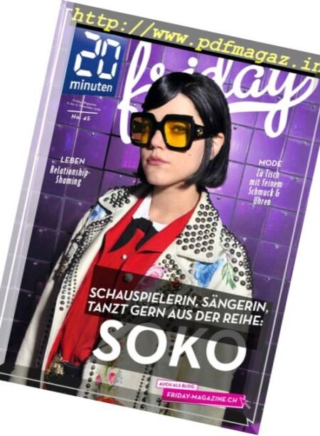 20 Minuten Friday – 11-17 November 2016 Cover