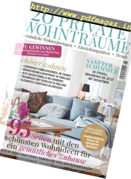 20 Private Wohntraume – November-Dezember 2016 Cover