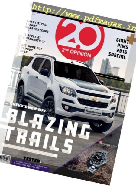 2nd Opinion Magazine – October 2016 Cover