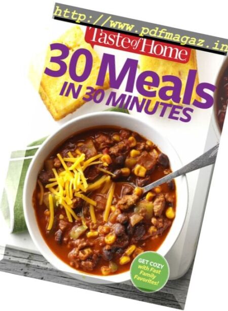 30 Meals in 30 Minutes – October 2016 Cover