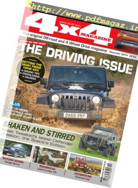 4×4 Magazine – December 2016 Cover
