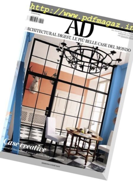 AD Architectural Digest Italia – Ottobre 2016 Cover