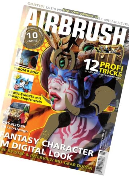Airbrush Step by Step – Oktober-November 2016 Cover