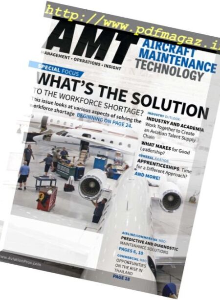 Aircraft Maintenance Technology – August-September 2016 Cover