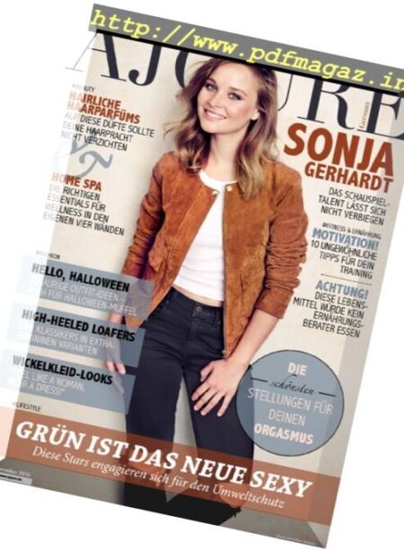 Ajoure Magazin – November 2016 Cover