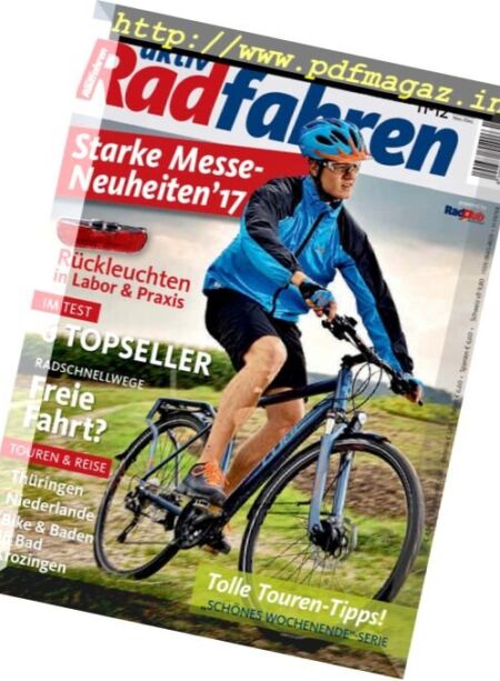 Aktiv Radfahren – November-Dezember 2016 Cover