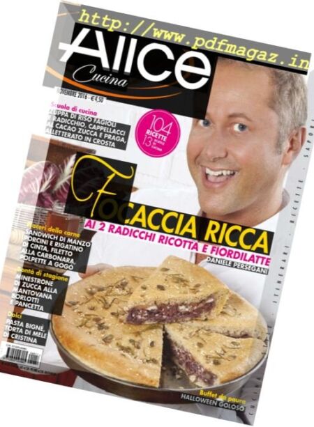 Alice Cucina – Novembre 2016 Cover