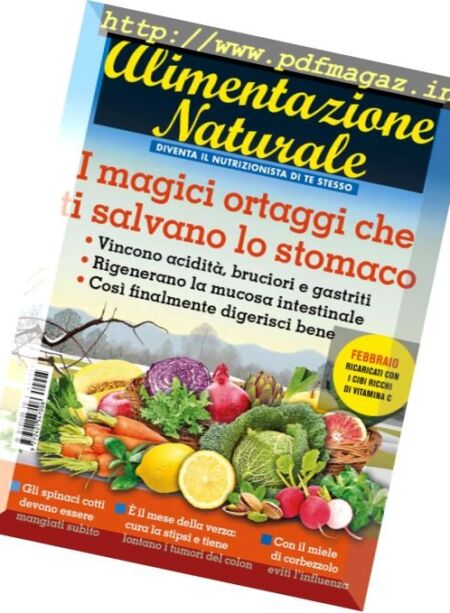 Alimentazione Naturale – Febbraio 2016 Cover