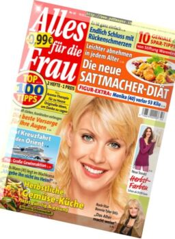 Alles fur die Frau – 14 Oktober 2016