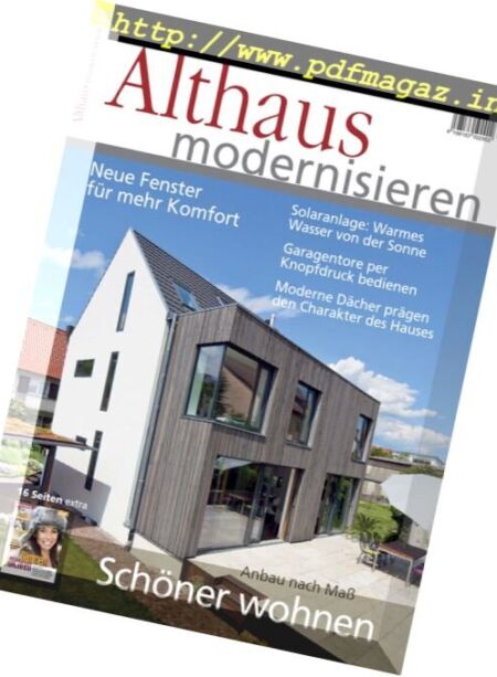 Althaus Modernisieren – Oktober-November 2016 Cover