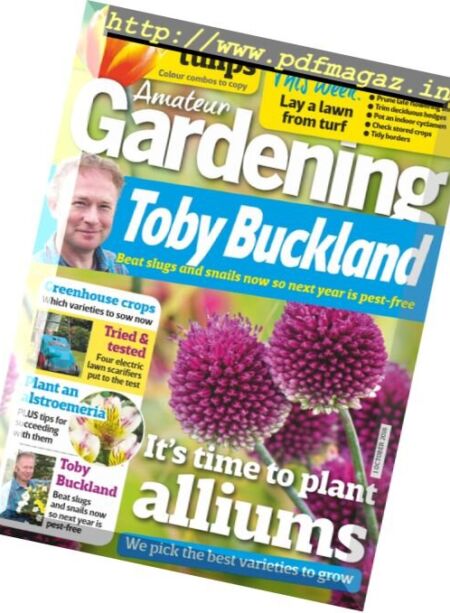 Amateur Gardening – 1 October 2016 Cover