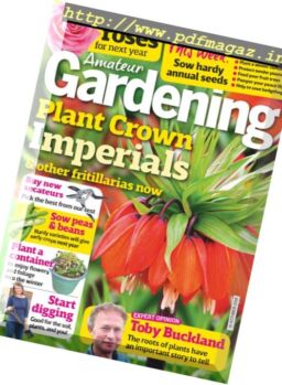 Amateur Gardening – 15 October 2016