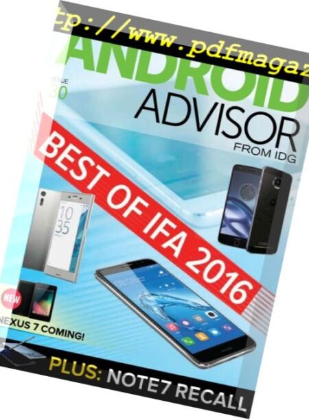 Android Advisor – Issue 30, 2016 Cover