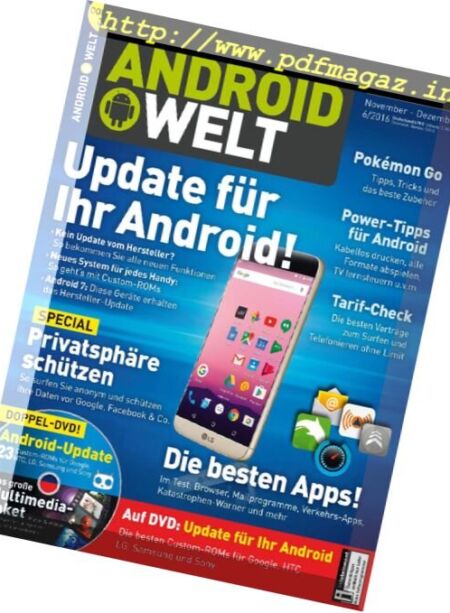 Androidwelt – November-Dezember 2016 Cover
