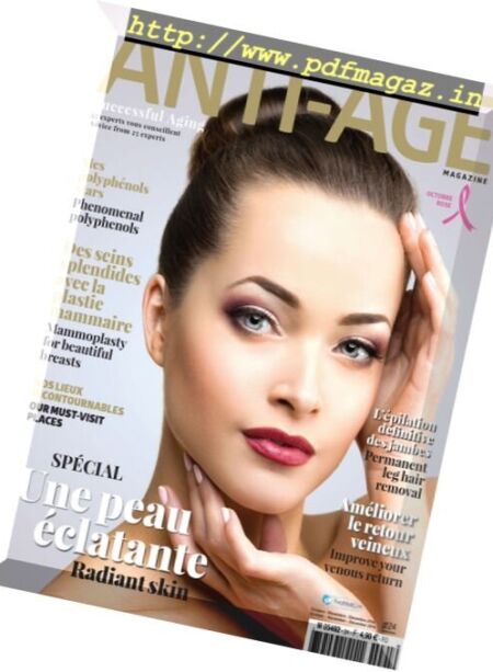 Anti Age Magazine – Octobre 2016 Cover