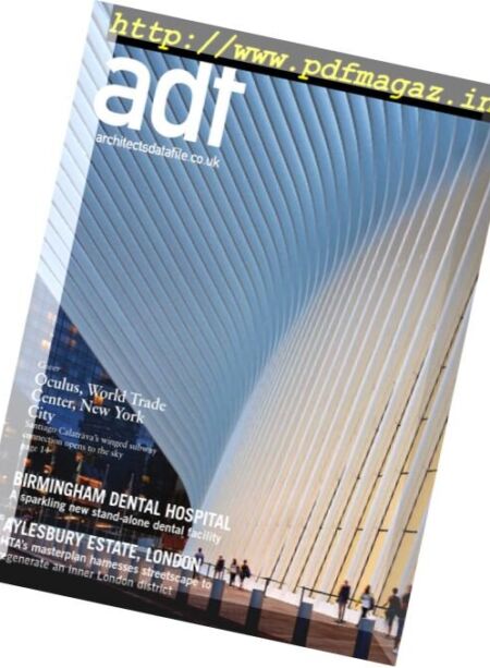 Architects Datafile (ADF) – October 2016 Cover