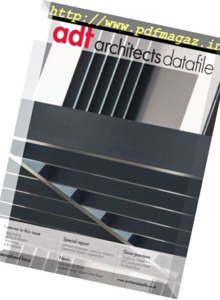 Architects Datafile (ADF) – September 2016 Cover