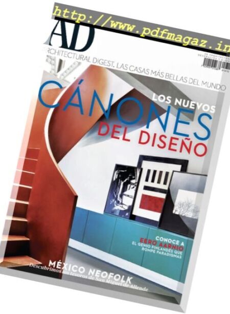 Architectural Digest Mexico – Octubre 2016 Cover