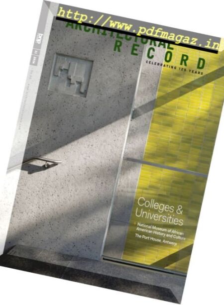 Architectural Record – November 2016 Cover