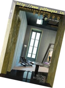 Architectural Record – October 2016