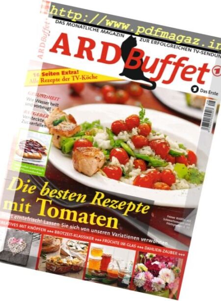 ARD Buffet – August 2016 Cover