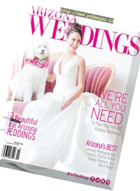 Arizona Weddings – August-September 2016 Cover