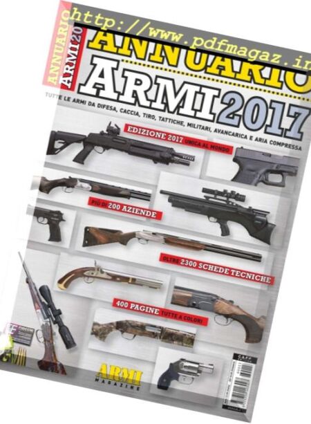 Armi Magazine – Annuario Armi 2017 Cover