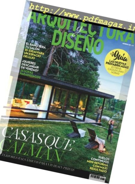 Arquitectura y Diseno – Noviembre 2016 Cover