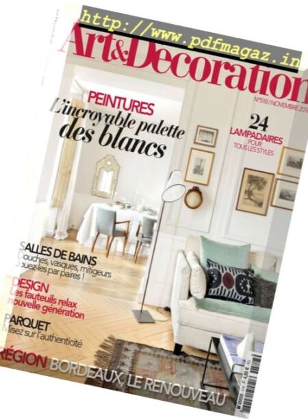 Art & Decoration – Novembre 2016 Cover