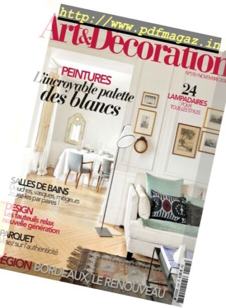 Art & Decoration – Novembre – Decembre 2016 Cover