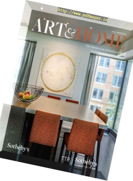Art & Home – Fall-Winter 2016 Cover