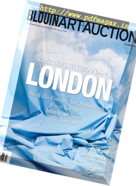 Art+Auction – October 2016 Cover